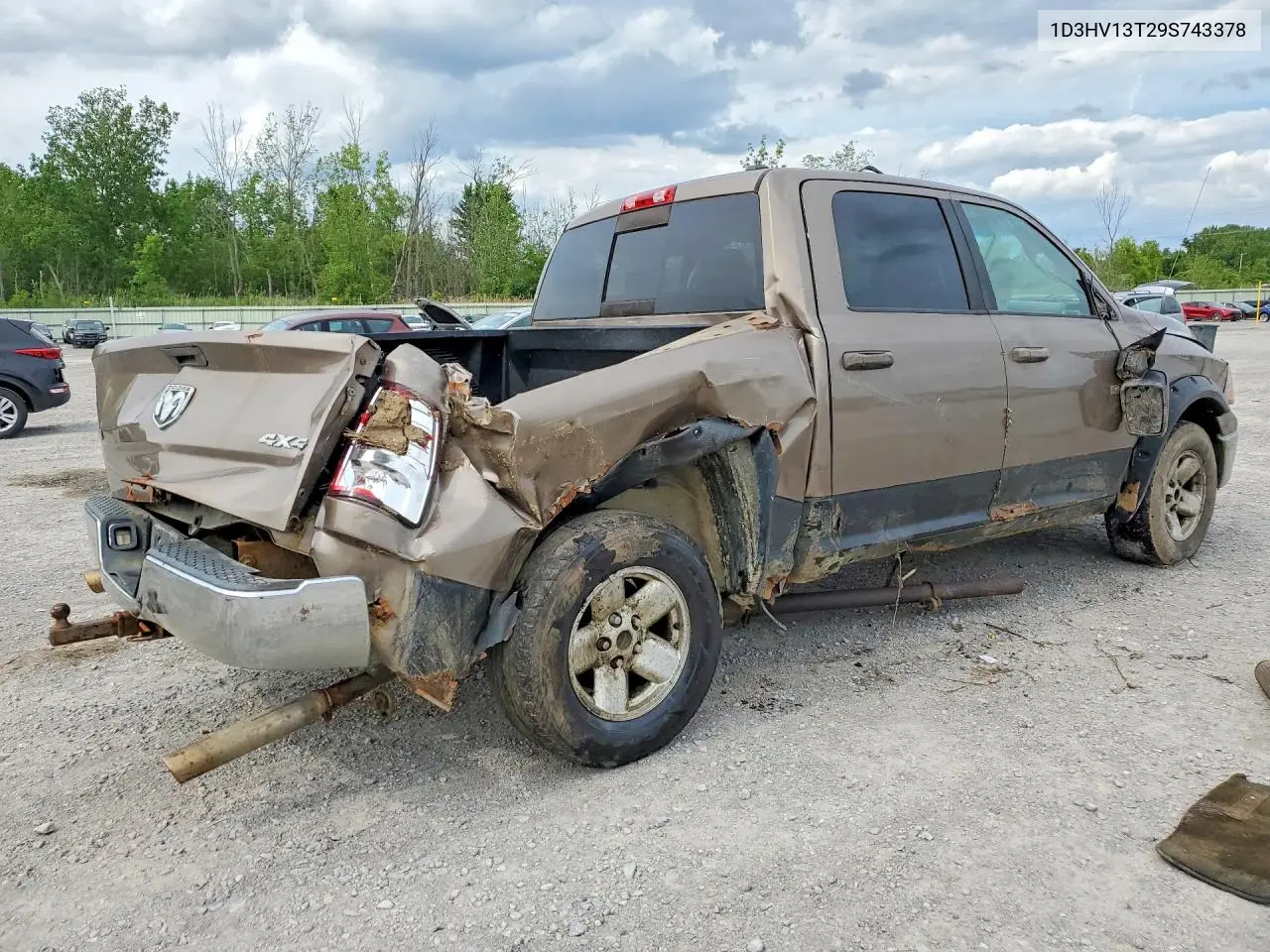 2009 Dodge Ram 1500 VIN: 1D3HV13T29S743378 Lot: 57687716