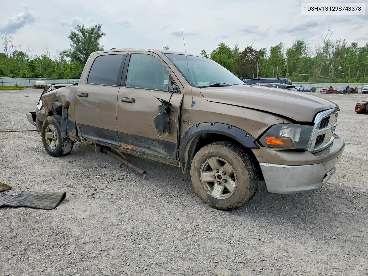 2009 Dodge Ram 1500 VIN: 1D3HV13T29S743378 Lot: 57687716