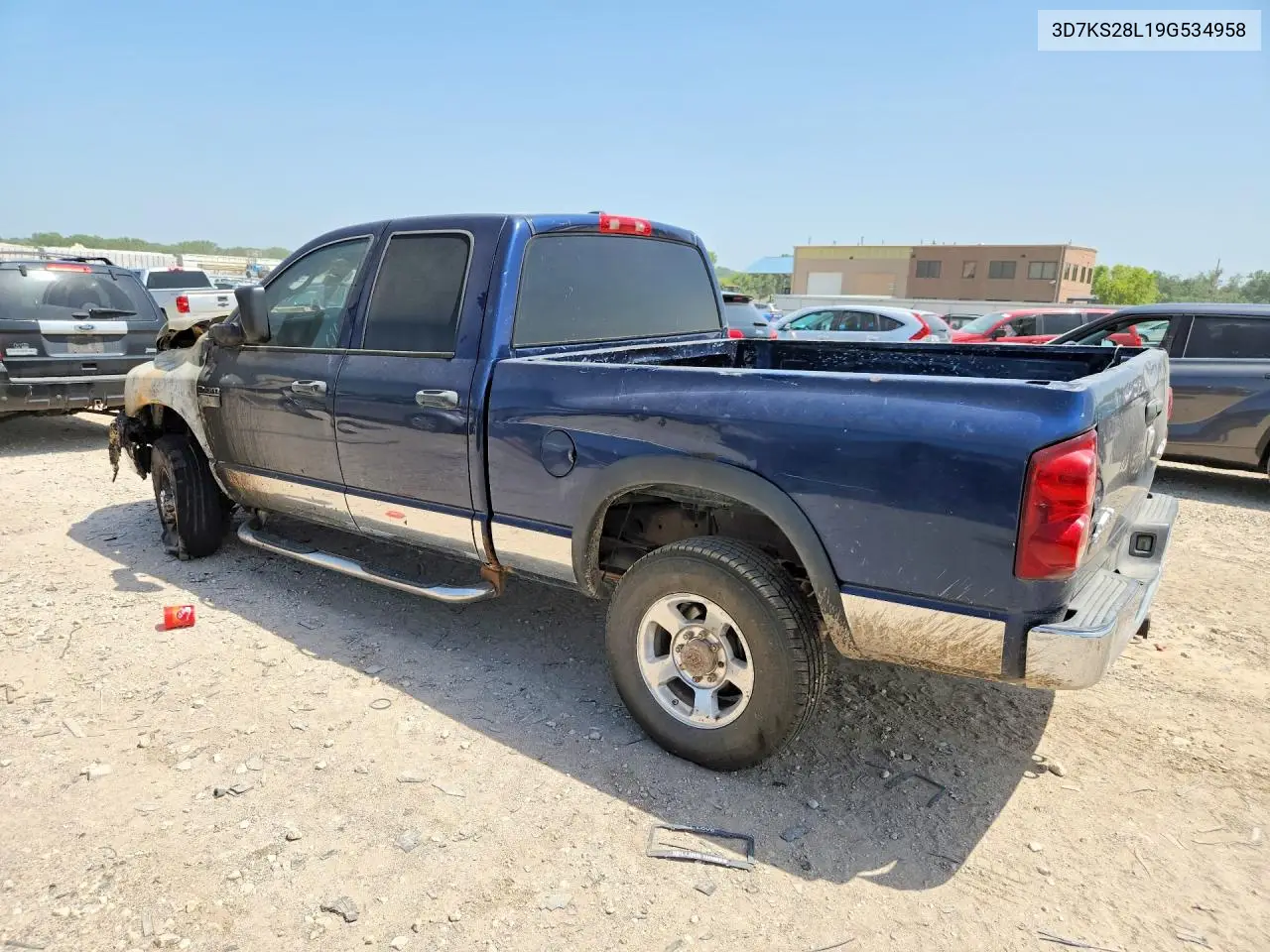 2009 Dodge Ram 2500 VIN: 3D7KS28L19G534958 Lot: 59060586