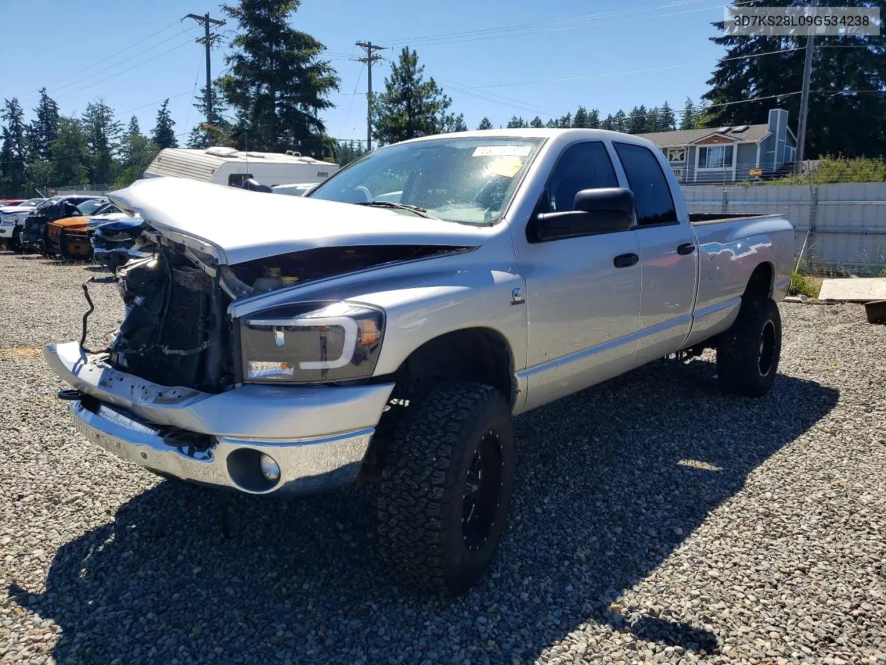 2009 Dodge Ram 2500 VIN: 3D7KS28L09G534238 Lot: 59362596
