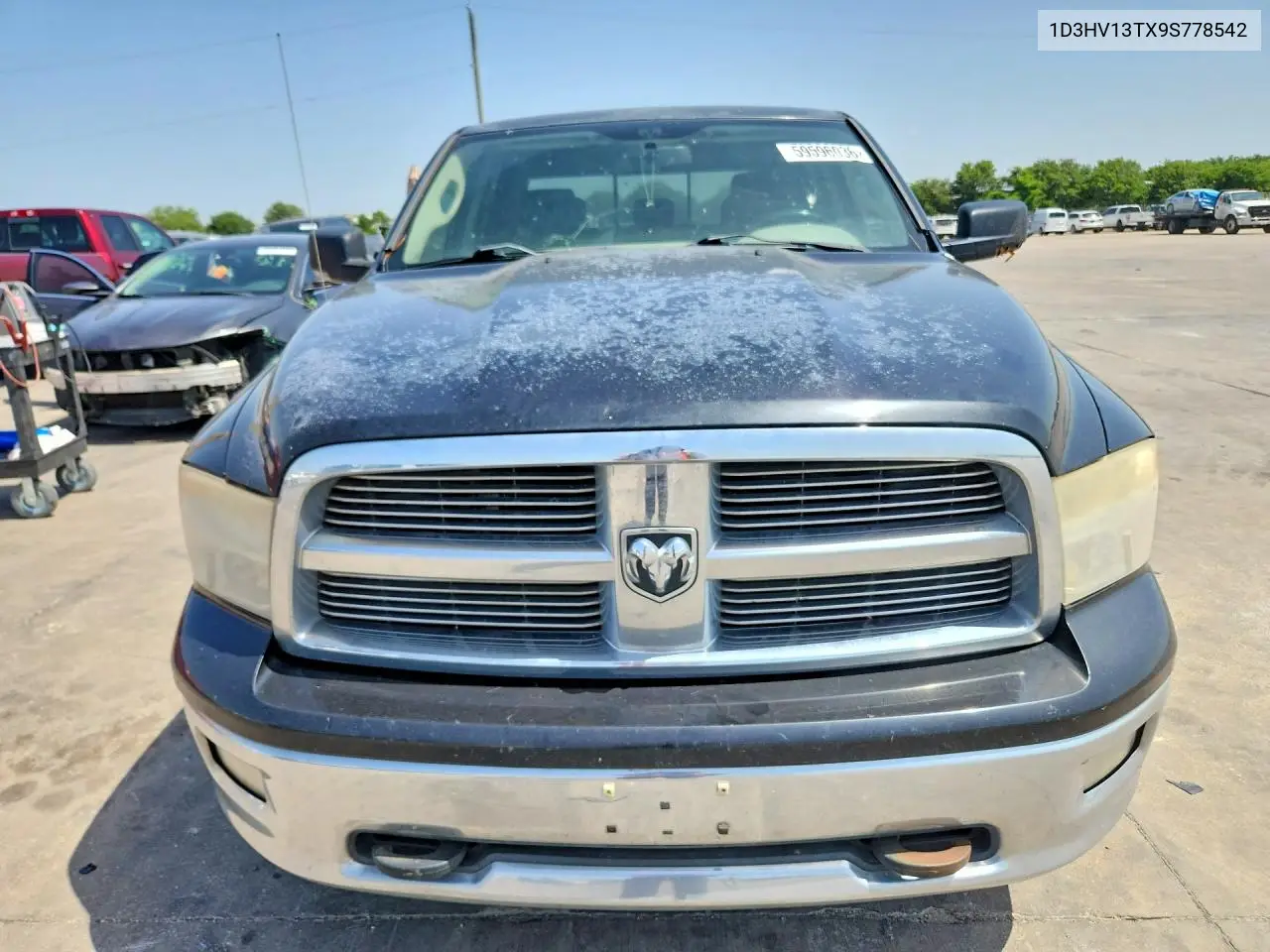 2009 Dodge Ram 1500 VIN: 1D3HV13TX9S778542 Lot: 59596036