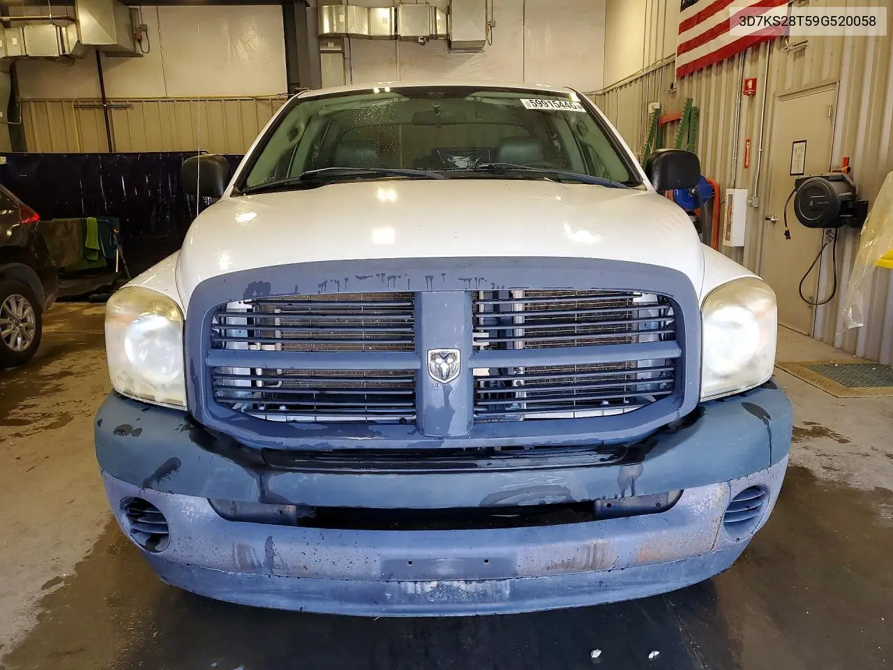 2009 Dodge Ram 2500 VIN: 3D7KS28T59G520058 Lot: 59915446