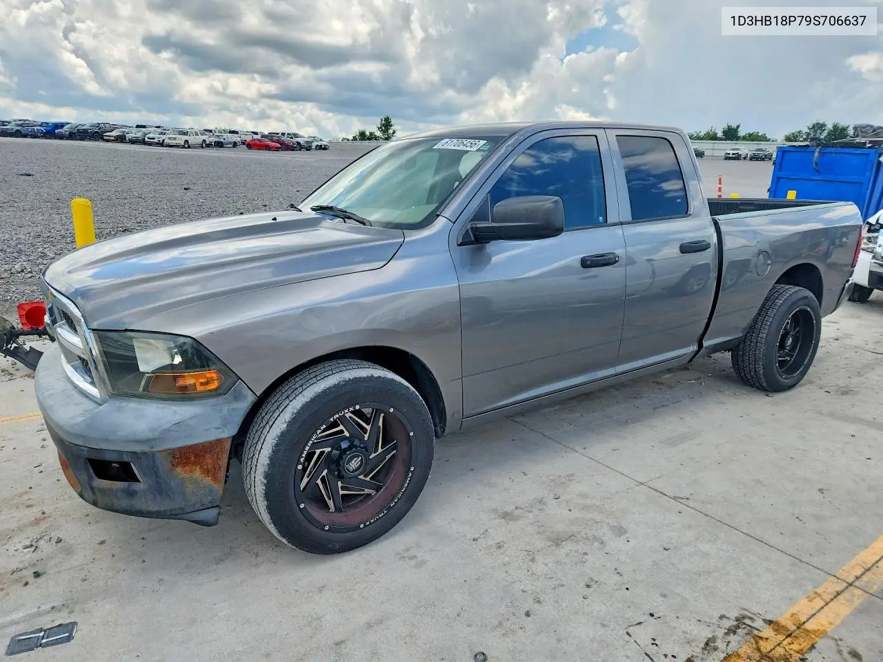 2009 Dodge Ram 1500 VIN: 1D3HB18P79S706637 Lot: 61706456
