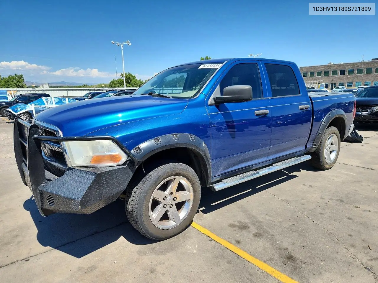 2009 Dodge Ram 1500 VIN: 1D3HV13T89S721899 Lot: 61768736