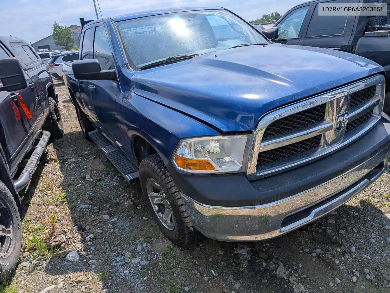 2010 Dodge Ram 1500 VIN: 1D7RV1GP6AS203651 Lot: 57341596