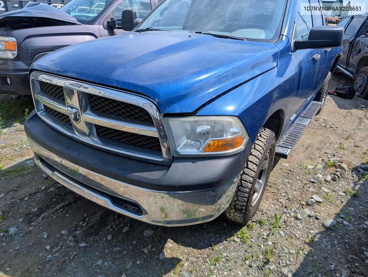 2010 Dodge Ram 1500 VIN: 1D7RV1GP6AS203651 Lot: 57341596
