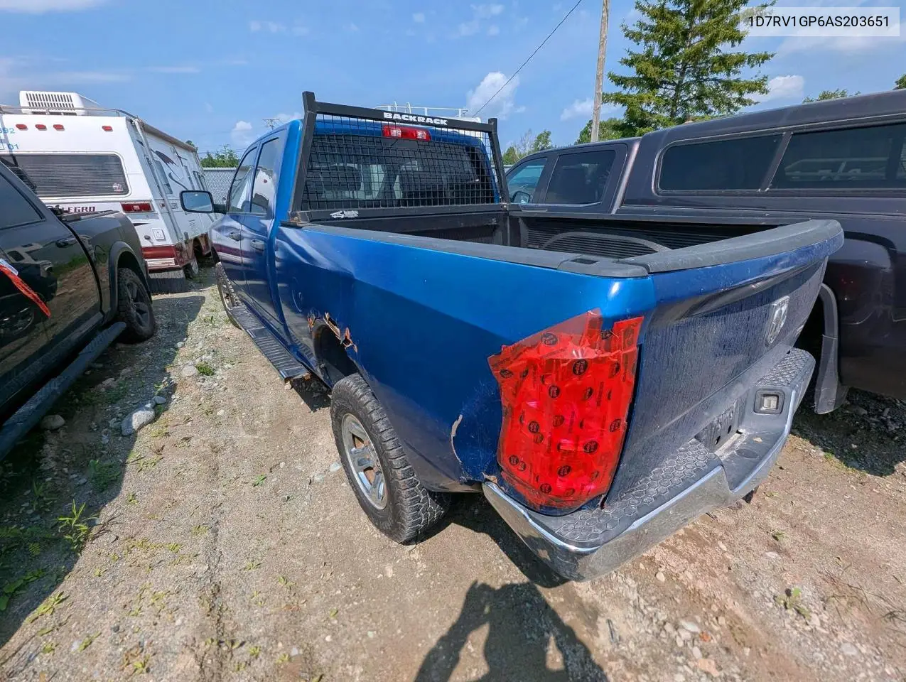 2010 Dodge Ram 1500 VIN: 1D7RV1GP6AS203651 Lot: 57341596
