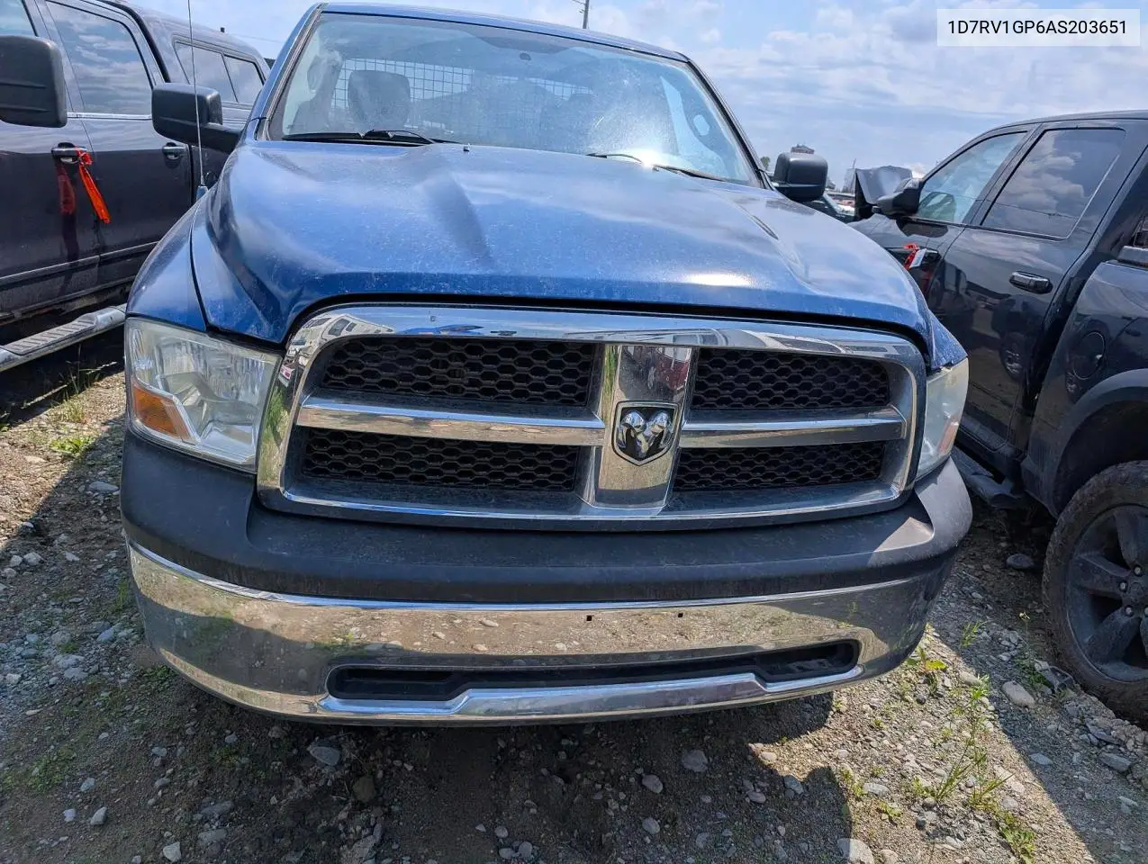 2010 Dodge Ram 1500 VIN: 1D7RV1GP6AS203651 Lot: 57341596