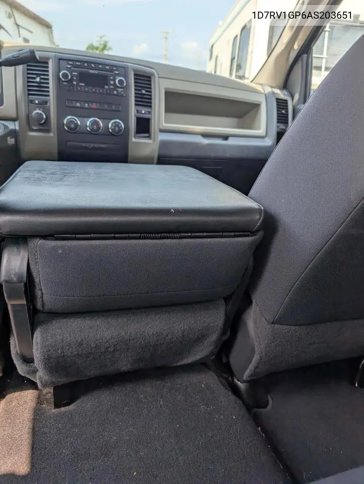 2010 Dodge Ram 1500 VIN: 1D7RV1GP6AS203651 Lot: 57341596
