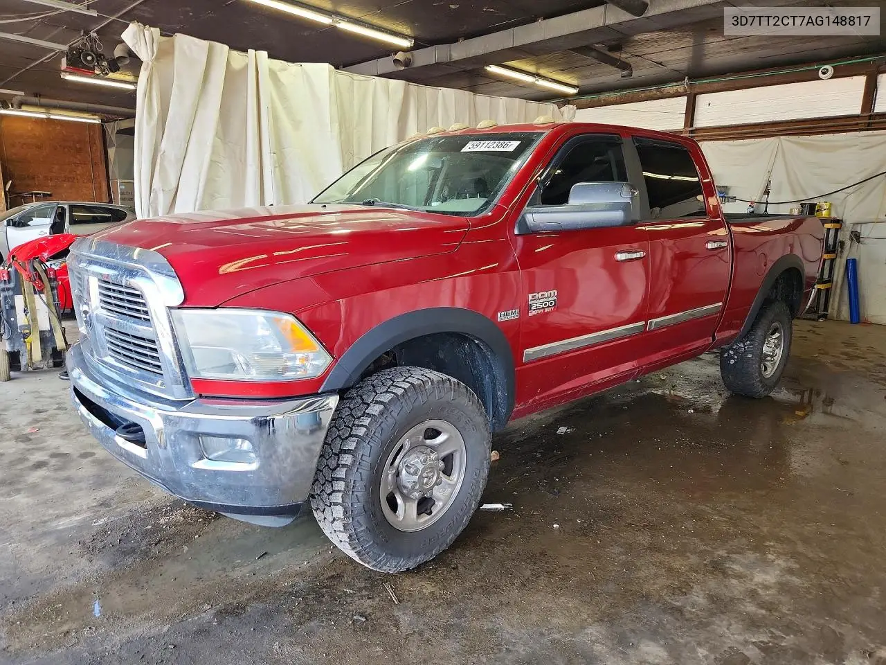 2010 Dodge Ram 2500 VIN: 3D7TT2CT7AG148817 Lot: 59112386