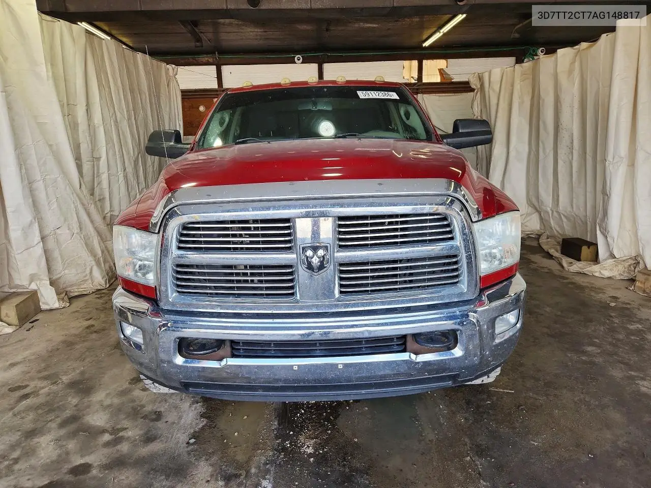 2010 Dodge Ram 2500 VIN: 3D7TT2CT7AG148817 Lot: 59112386