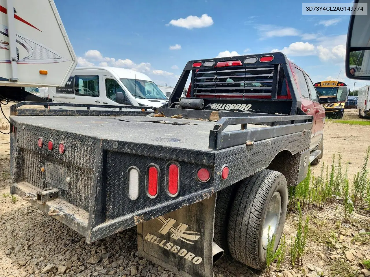 2010 Dodge Ram 3500 VIN: 3D73Y4CL2AG149774 Lot: 60360766