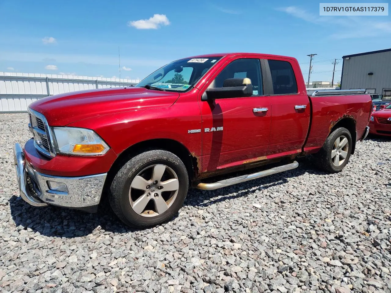 2010 Dodge Ram 1500 VIN: 1D7RV1GT6AS117379 Lot: 60794266