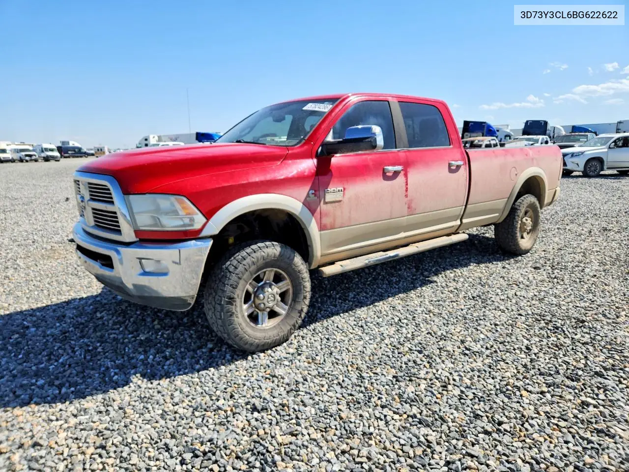 2011 Dodge Ram 3500 VIN: 3D73Y3CL6BG622622 Lot: 57824286