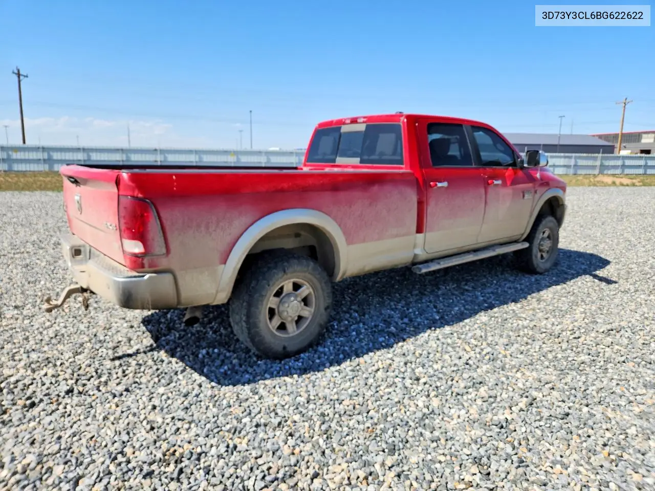 2011 Dodge Ram 3500 VIN: 3D73Y3CL6BG622622 Lot: 57824286
