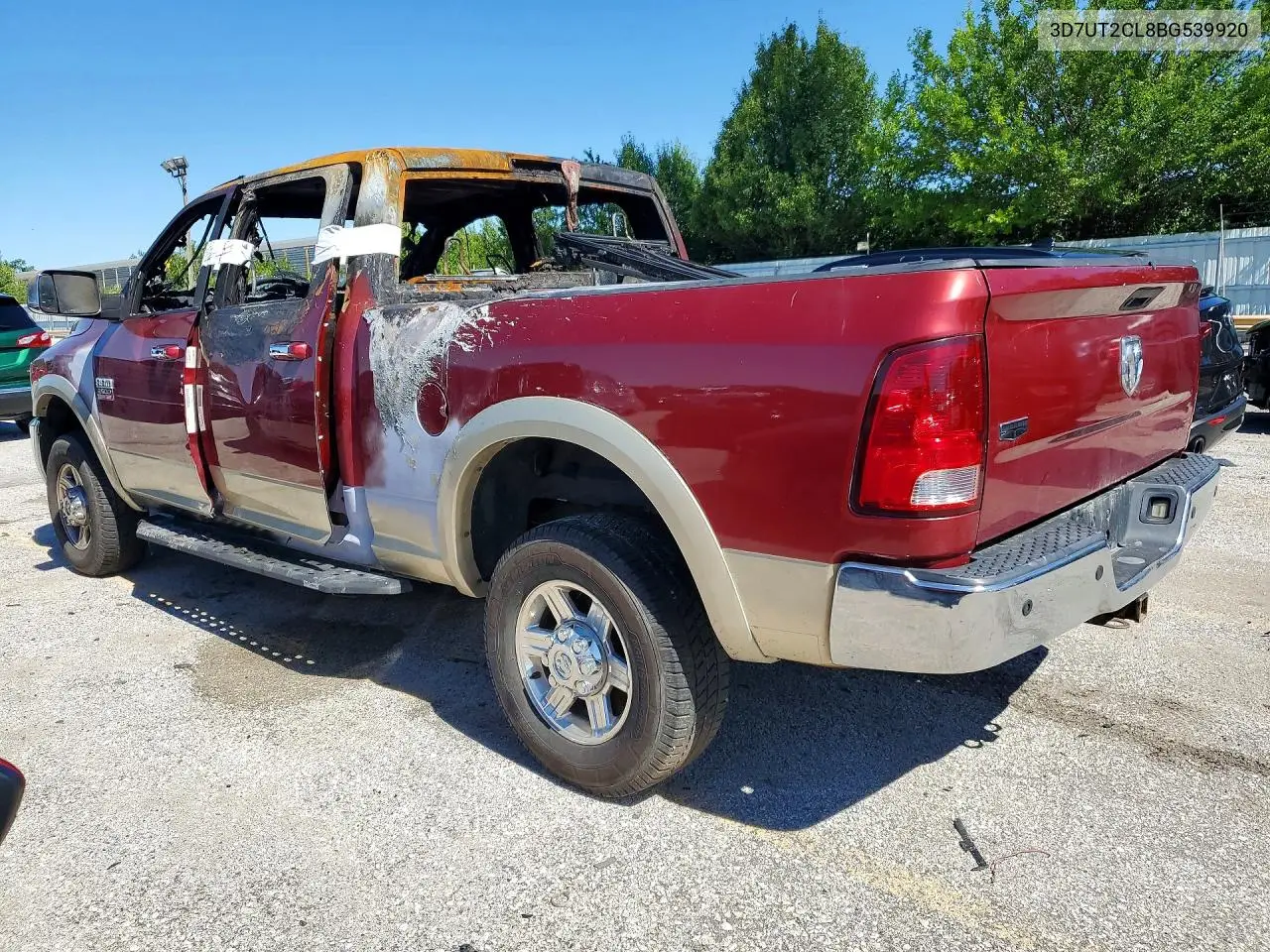 2011 Dodge Ram 2500 VIN: 3D7UT2CL8BG539920 Lot: 58097226