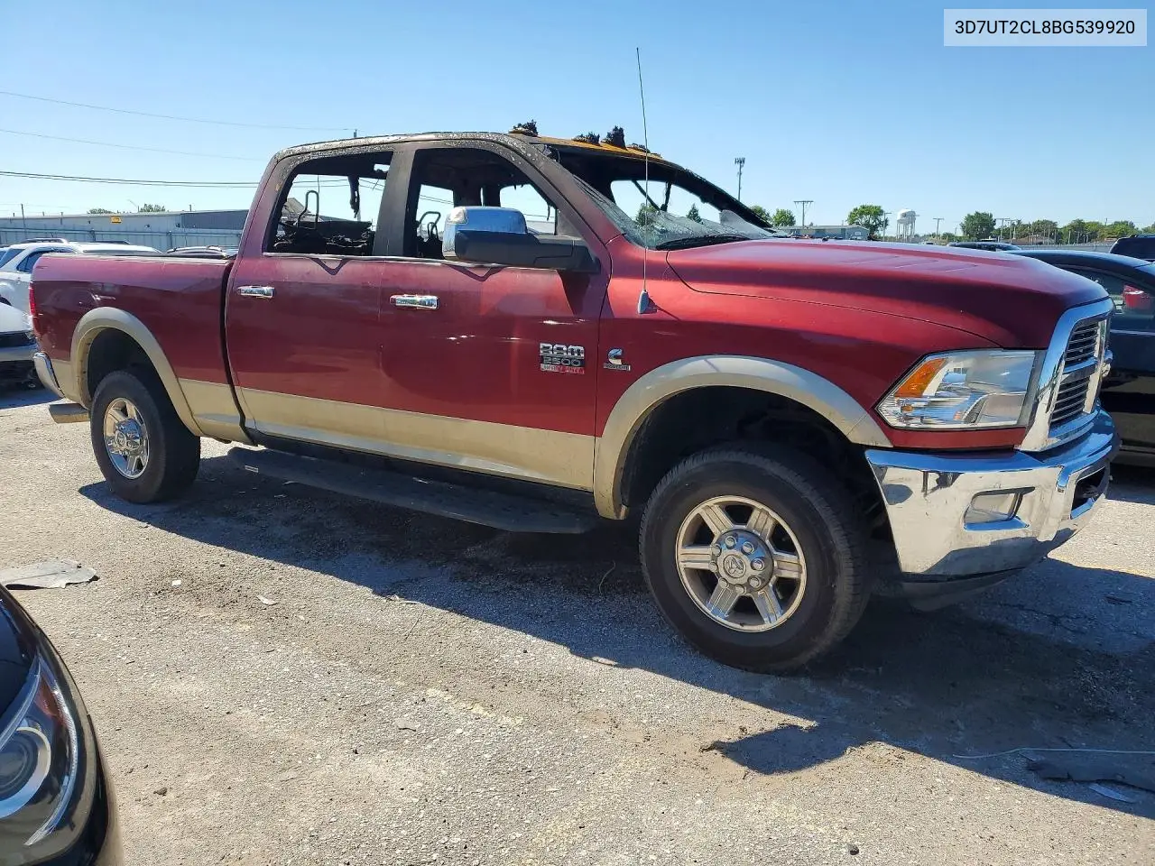 2011 Dodge Ram 2500 VIN: 3D7UT2CL8BG539920 Lot: 58097226