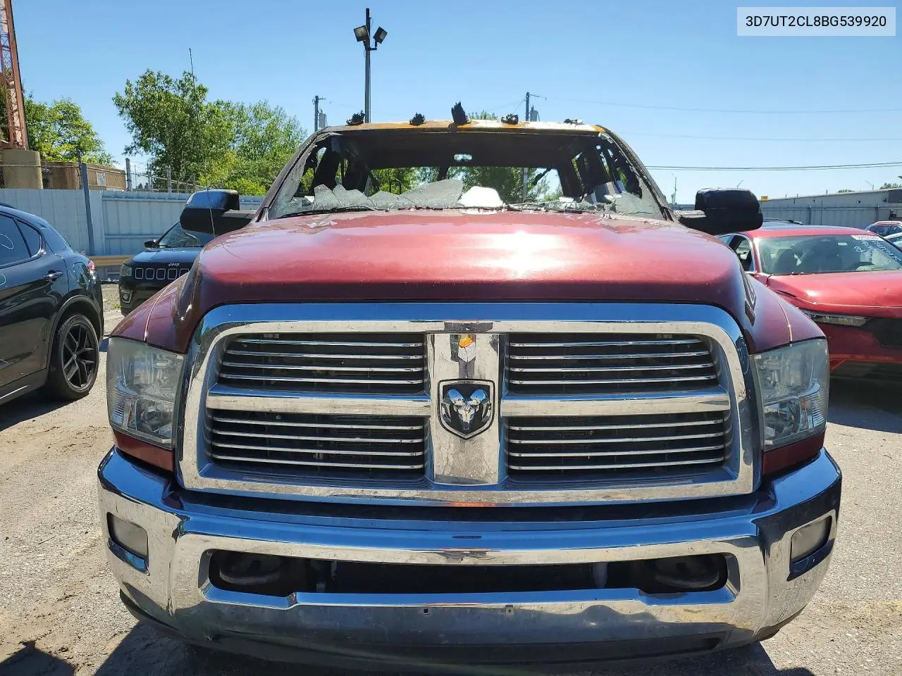 2011 Dodge Ram 2500 VIN: 3D7UT2CL8BG539920 Lot: 58097226