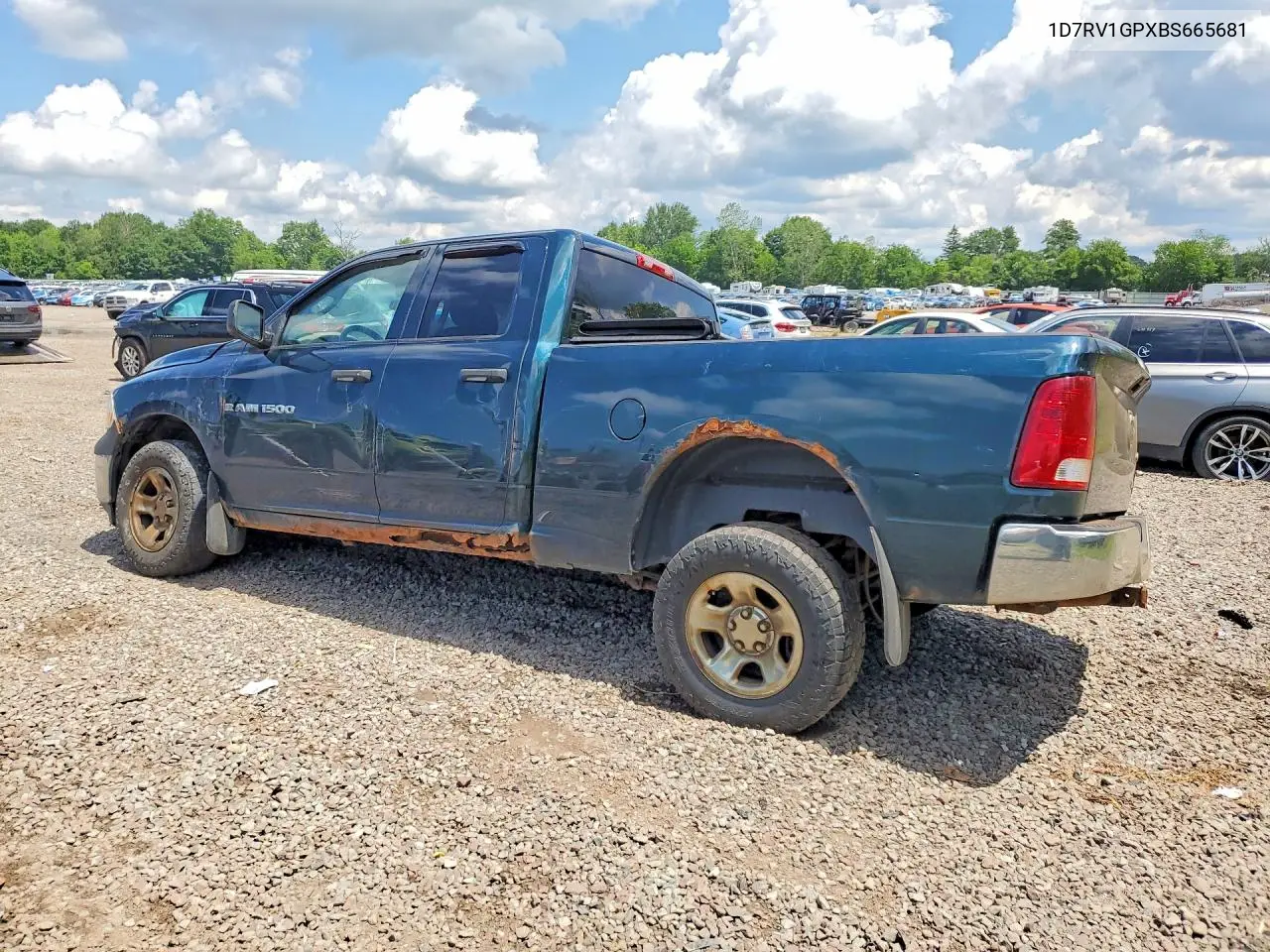 2011 Dodge Ram 1500 VIN: 1D7RV1GPXBS665681 Lot: 58974466