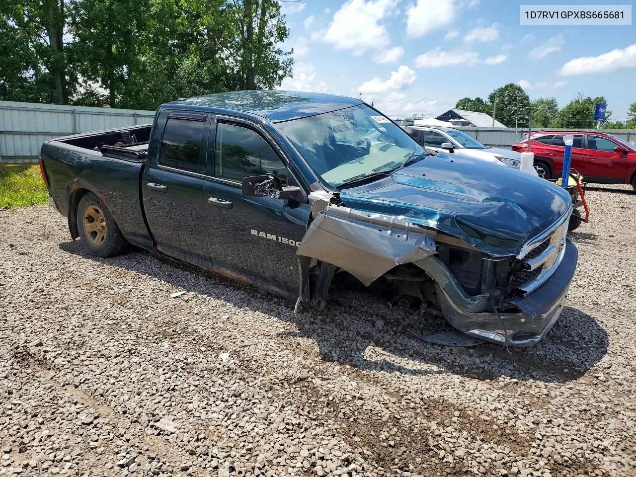 2011 Dodge Ram 1500 VIN: 1D7RV1GPXBS665681 Lot: 58974466
