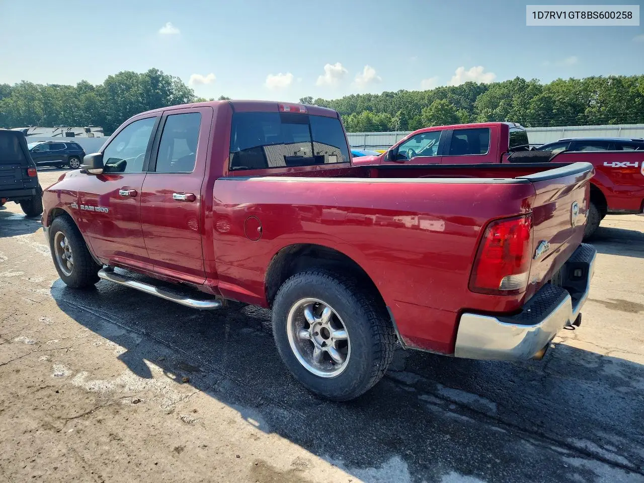 2011 Dodge Ram 1500 VIN: 1D7RV1GT8BS600258 Lot: 59972556