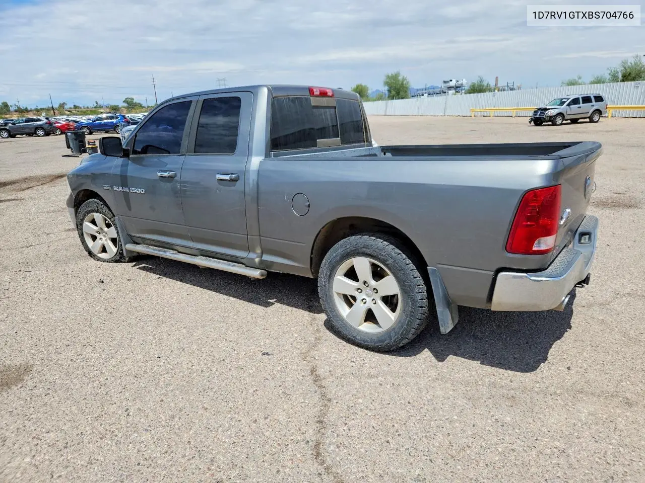 2011 Dodge Ram 1500 VIN: 1D7RV1GTXBS704766 Lot: 61021416