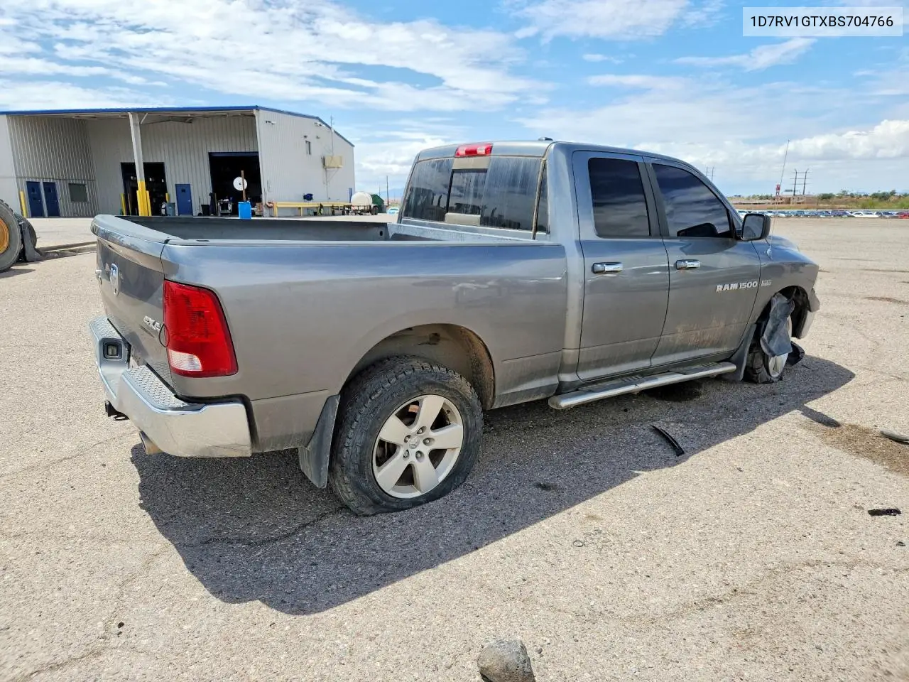 2011 Dodge Ram 1500 VIN: 1D7RV1GTXBS704766 Lot: 61021416