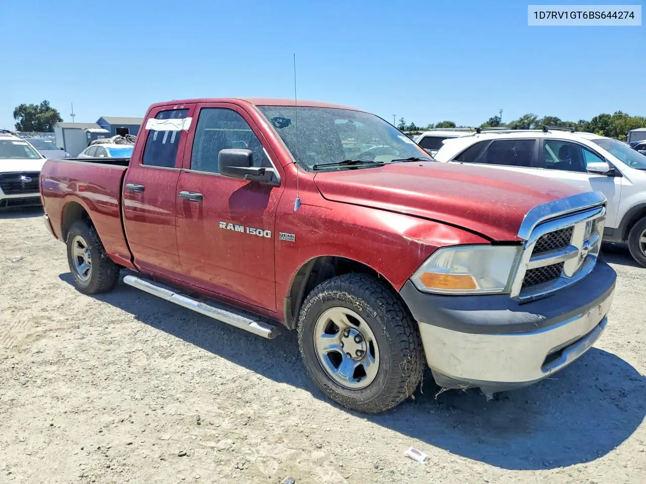2011 Dodge Ram 1500 VIN: 1D7RV1GT6BS644274 Lot: 61090486