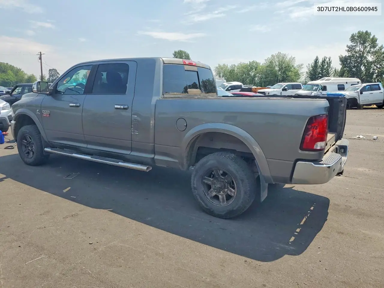 2011 Dodge Ram 2500 VIN: 3D7UT2HL0BG600945 Lot: 61195866