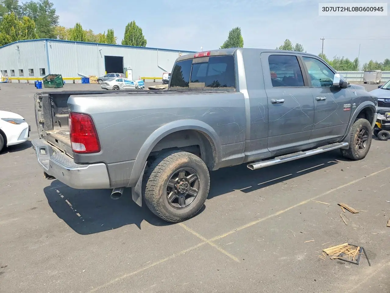 2011 Dodge Ram 2500 VIN: 3D7UT2HL0BG600945 Lot: 61195866