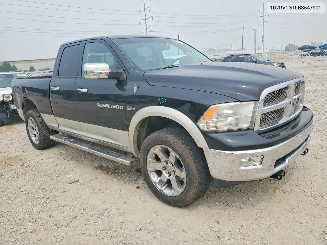2011 Dodge Ram 1500 VIN: 1D7RV1GT0BS647901 Lot: 61298596
