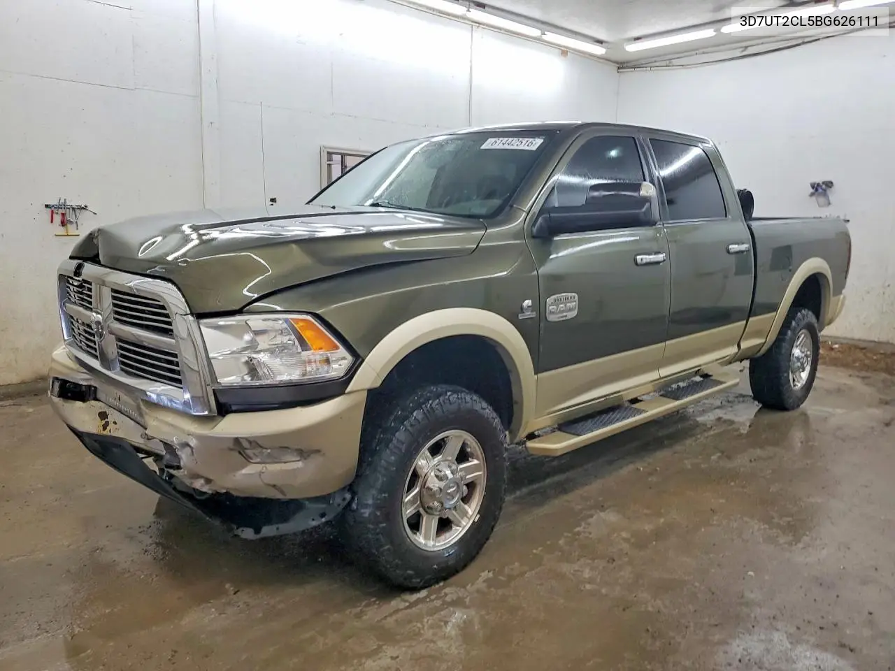 2011 Dodge Ram 2500 VIN: 3D7UT2CL5BG626111 Lot: 61442516