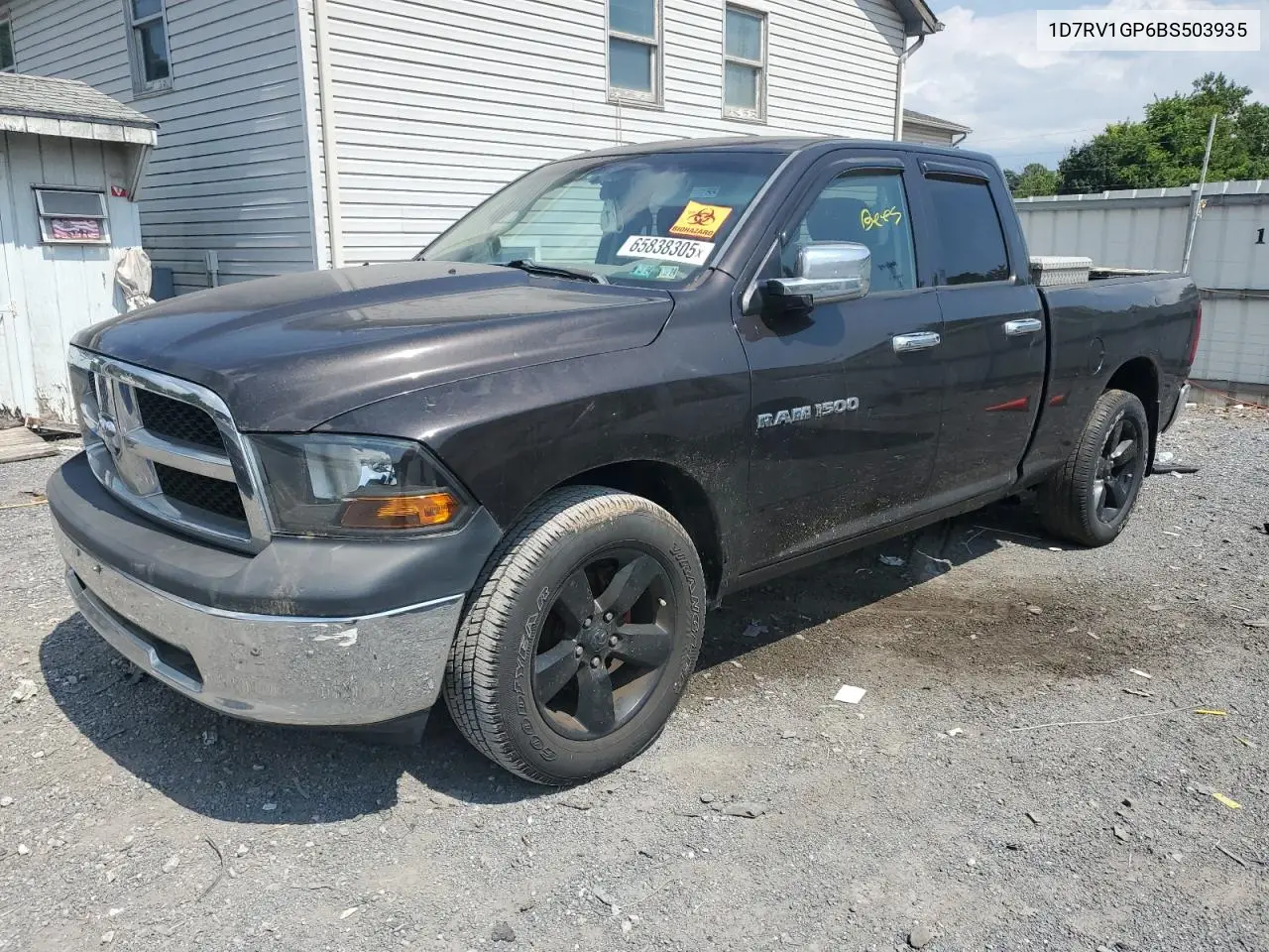 1D7RV1GP6BS503935 2011 Dodge Ram 1500