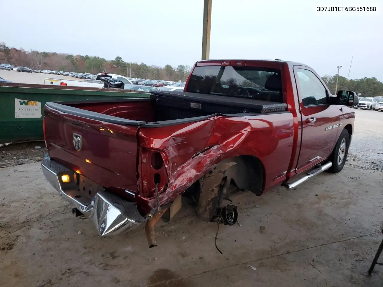 3D7JB1ET6BG551688 2011 Dodge Ram 1500