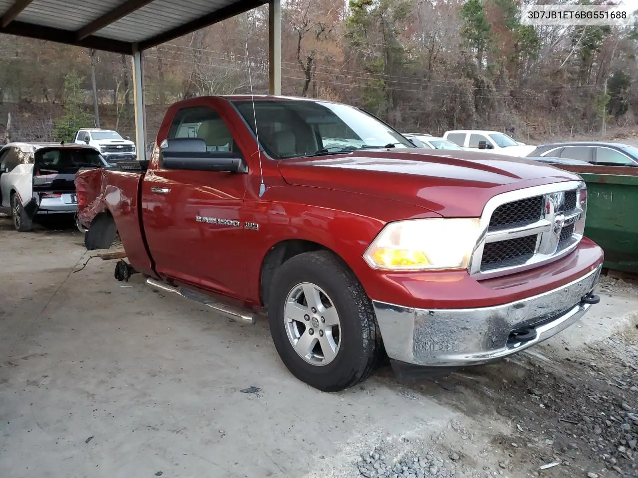 3D7JB1ET6BG551688 2011 Dodge Ram 1500