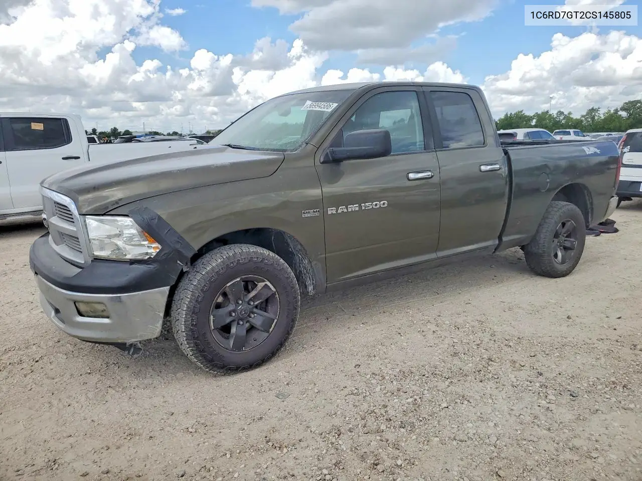 2012 Dodge Ram 1500 Slt VIN: 1C6RD7GT2CS145805 Lot: 56994586