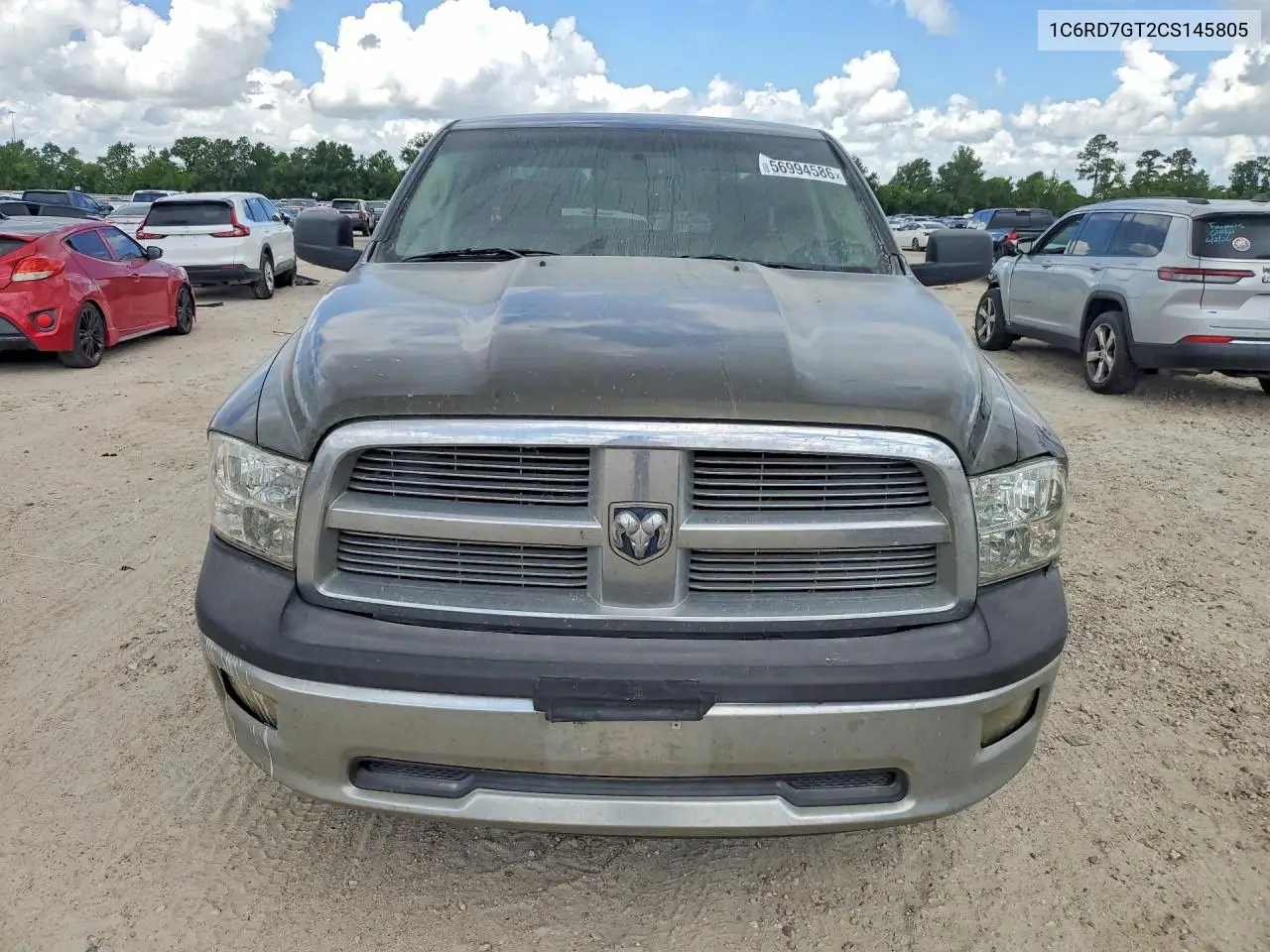 2012 Dodge Ram 1500 Slt VIN: 1C6RD7GT2CS145805 Lot: 56994586