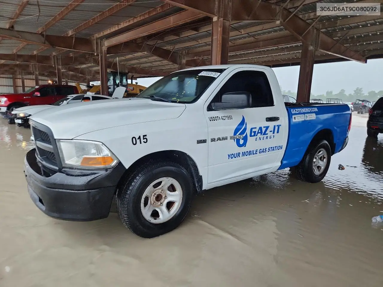 2012 Dodge Ram 1500 St VIN: 3C6JD6AT9CG80092 Lot: 57002676