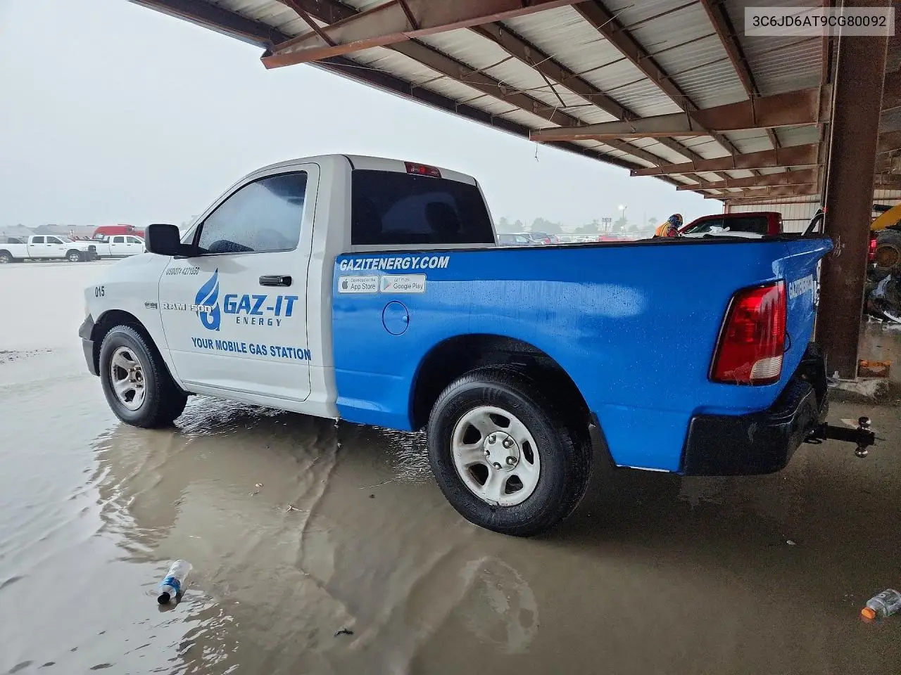 2012 Dodge Ram 1500 St VIN: 3C6JD6AT9CG80092 Lot: 57002676