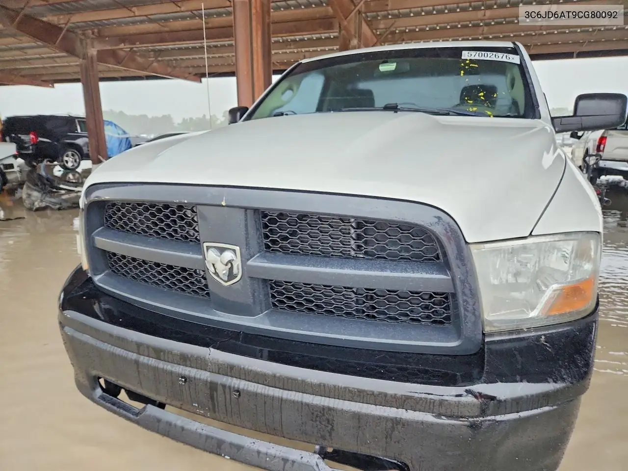 2012 Dodge Ram 1500 St VIN: 3C6JD6AT9CG80092 Lot: 57002676