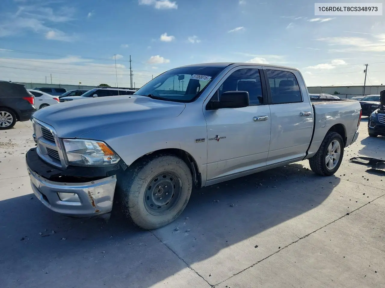 2012 Dodge Ram 1500 Slt VIN: 1C6RD6LT8CS348973 Lot: 57068816