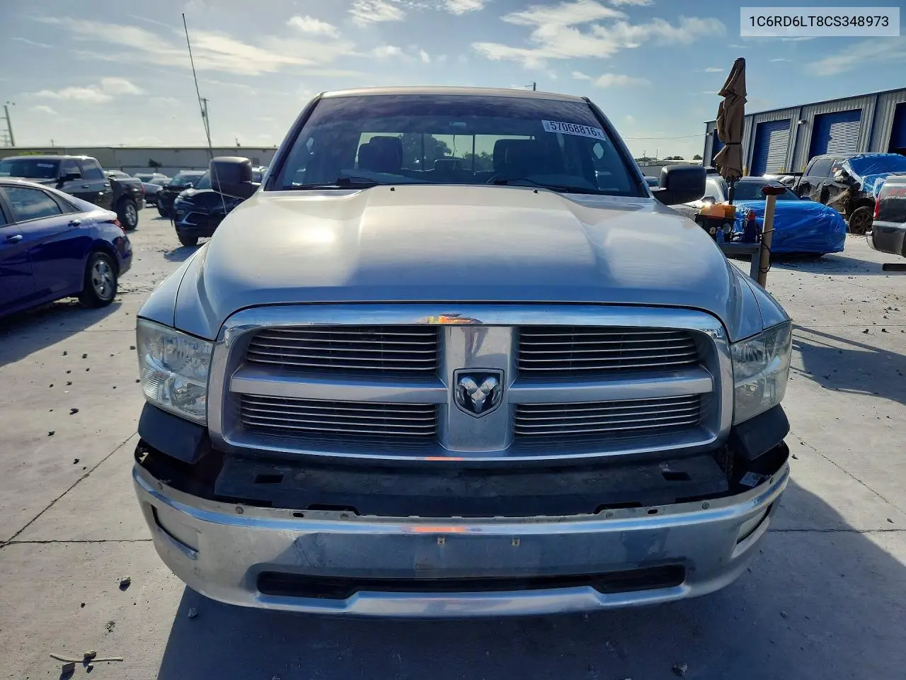 2012 Dodge Ram 1500 Slt VIN: 1C6RD6LT8CS348973 Lot: 57068816