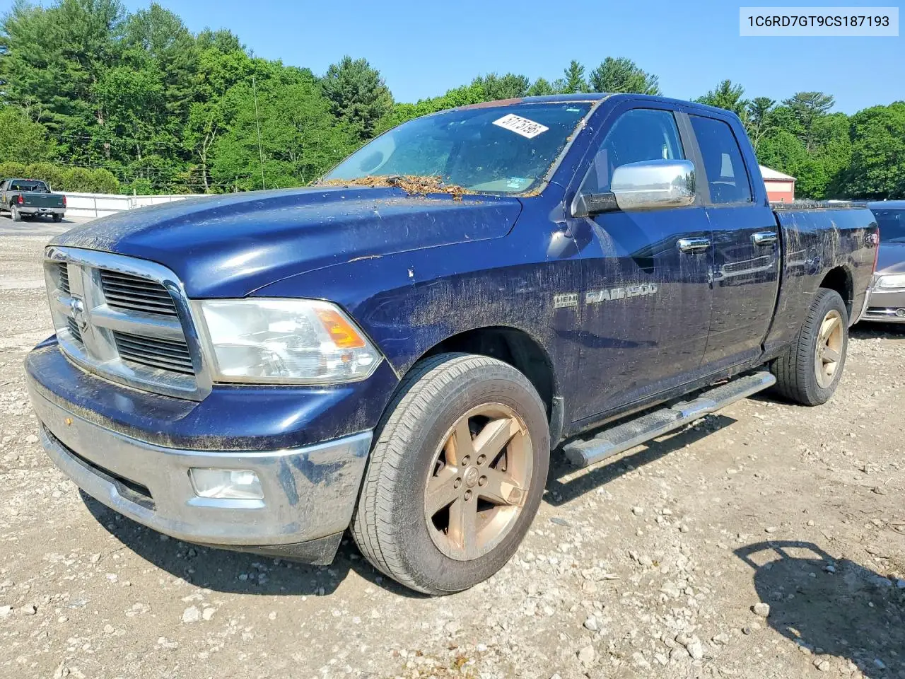 2012 Dodge Ram 1500 Slt VIN: 1C6RD7GT9CS187193 Lot: 57175196