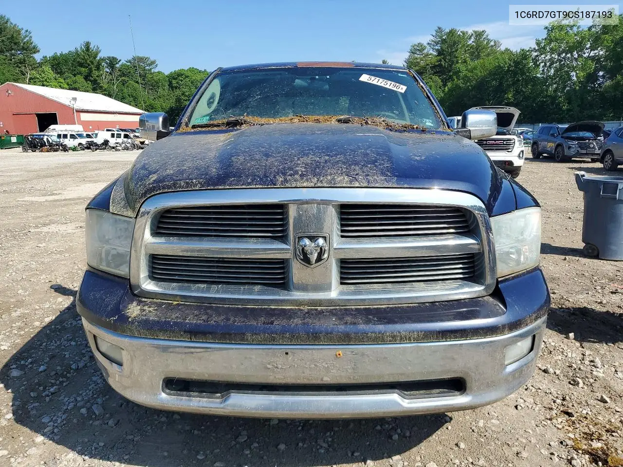 2012 Dodge Ram 1500 Slt VIN: 1C6RD7GT9CS187193 Lot: 57175196