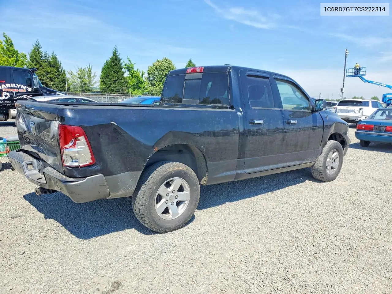 2012 Dodge 1500 VIN: 1C6RD7GT7CS222314 Lot: 57427946