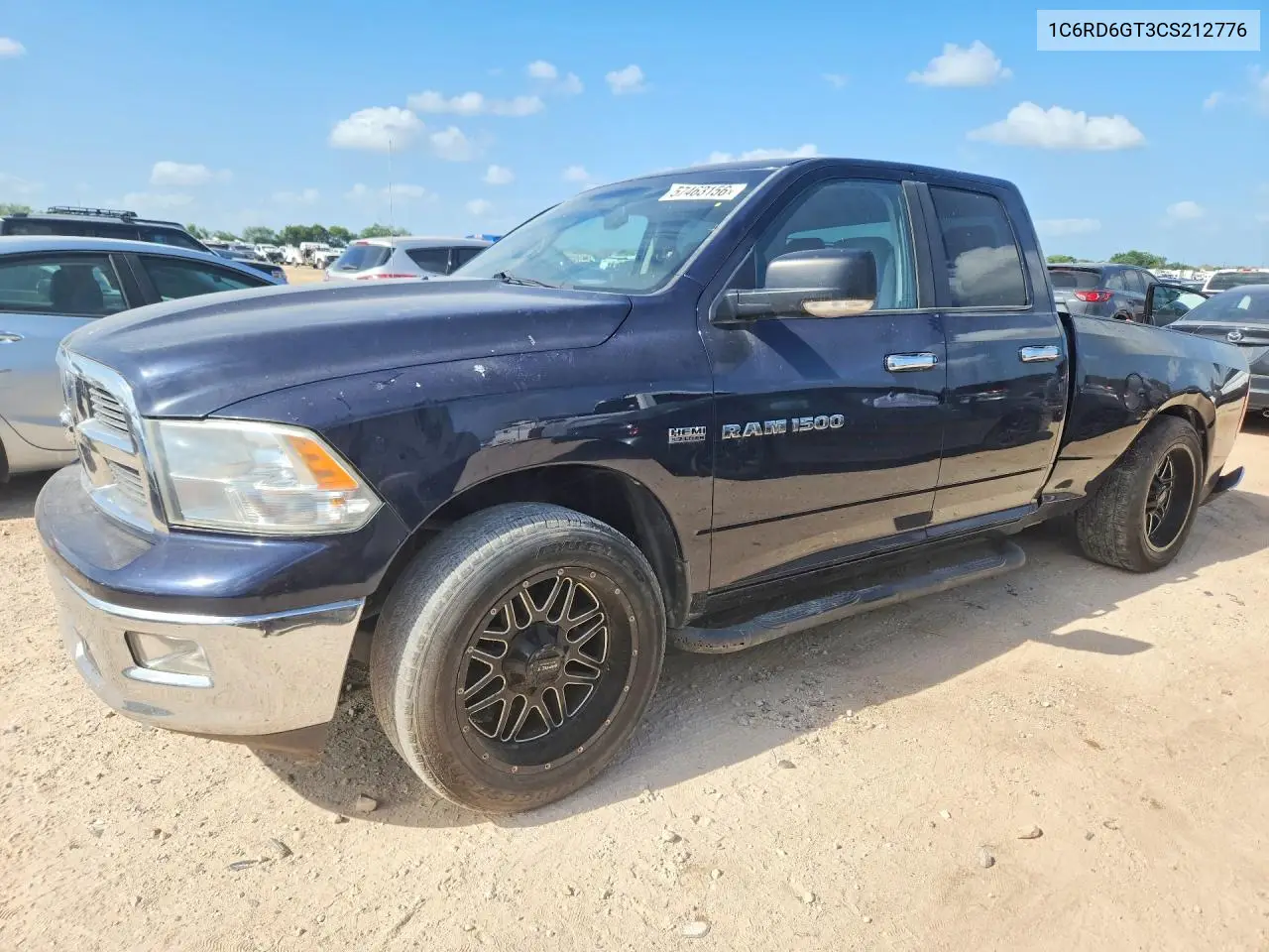 2012 Dodge Ram 1500 Slt VIN: 1C6RD6GT3CS212776 Lot: 57463156