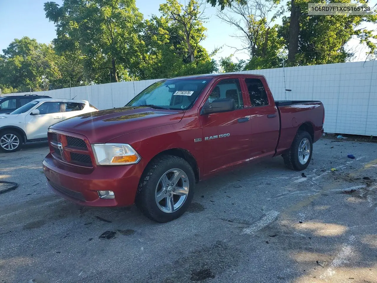2012 Dodge Ram 1500 St VIN: 1C6RD7FTXCS165138 Lot: 57762376