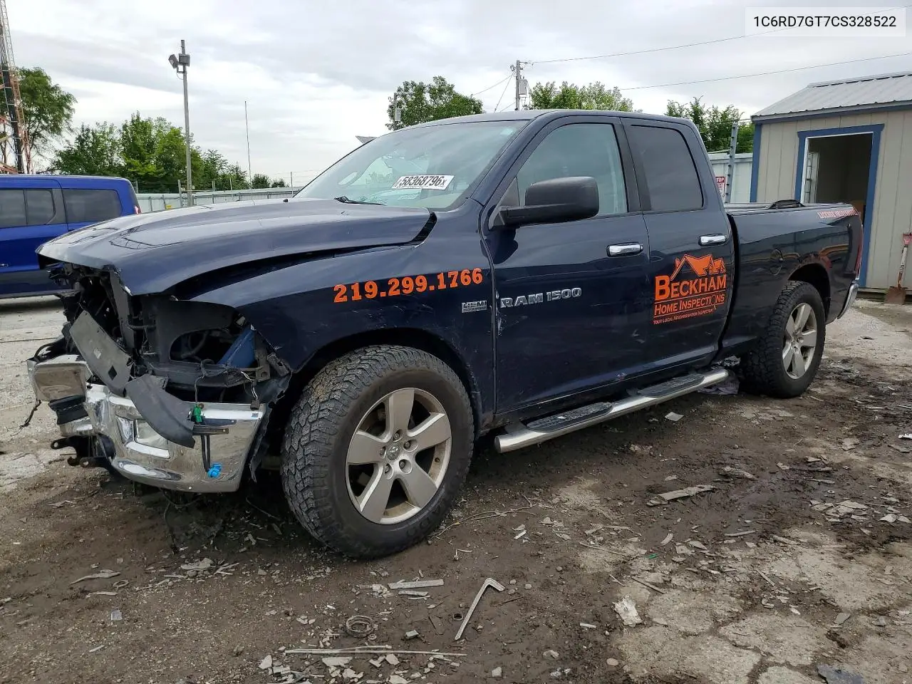 2012 Dodge Ram 1500 Slt VIN: 1C6RD7GT7CS328522 Lot: 58368796