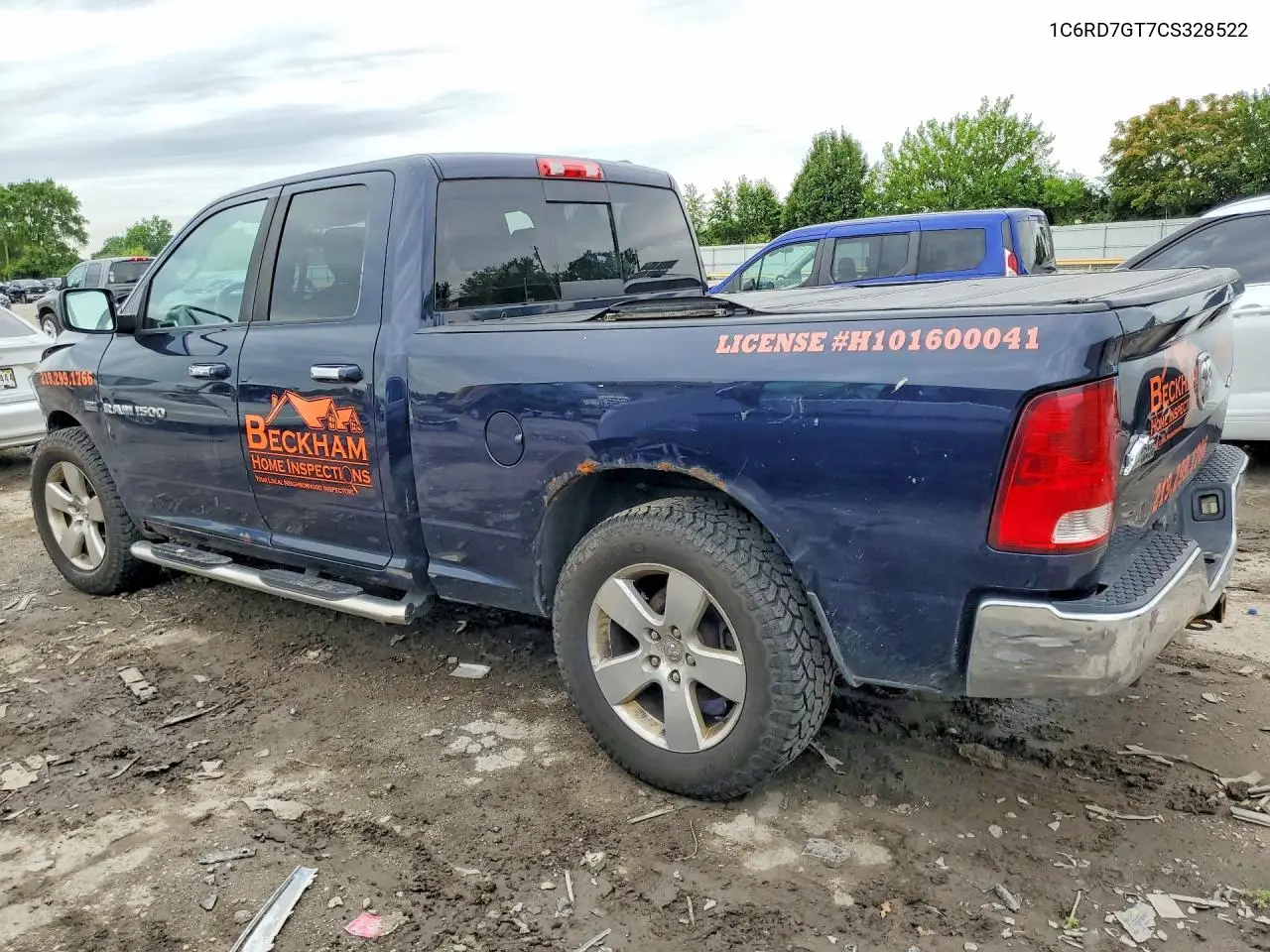 2012 Dodge Ram 1500 Slt VIN: 1C6RD7GT7CS328522 Lot: 58368796