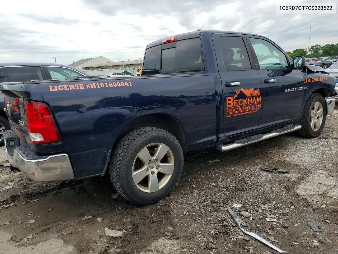 2012 Dodge Ram 1500 Slt VIN: 1C6RD7GT7CS328522 Lot: 58368796